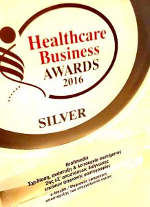 Με ασημένια διάκριση τιμήθηκε η εταιρία Grafimedia από τα βραβεία «Healthcare Business Awards 2016» της Boussias Communications.