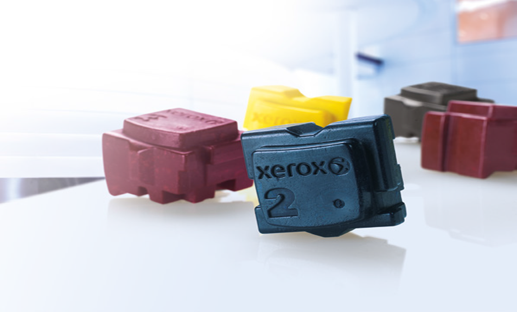Only Xerox® can fulfill the promise of affordable color to every document, every day. This is possible with Xerox®’s patented Solid Ink technology.